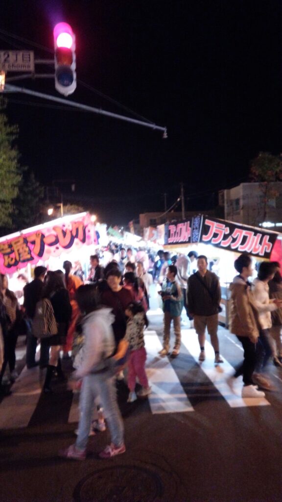 お祭り会場